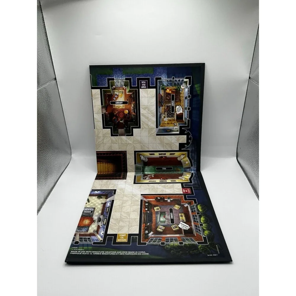 Clue The Classic Mystery Game Hasbro 2018 Complete Board Game Tudor Mansion